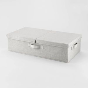 NWT Made By Design Gray Fabric Bin